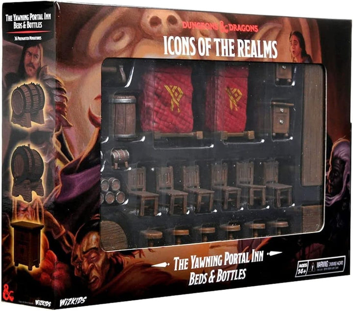 D&D Icons of the Realms: The Yawning Portal Inn- Beds & Bottles Set