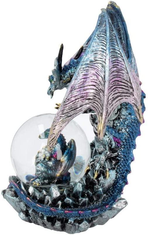 Nemesis Now Azul Oracle Snowglobe, Blue, 19cm