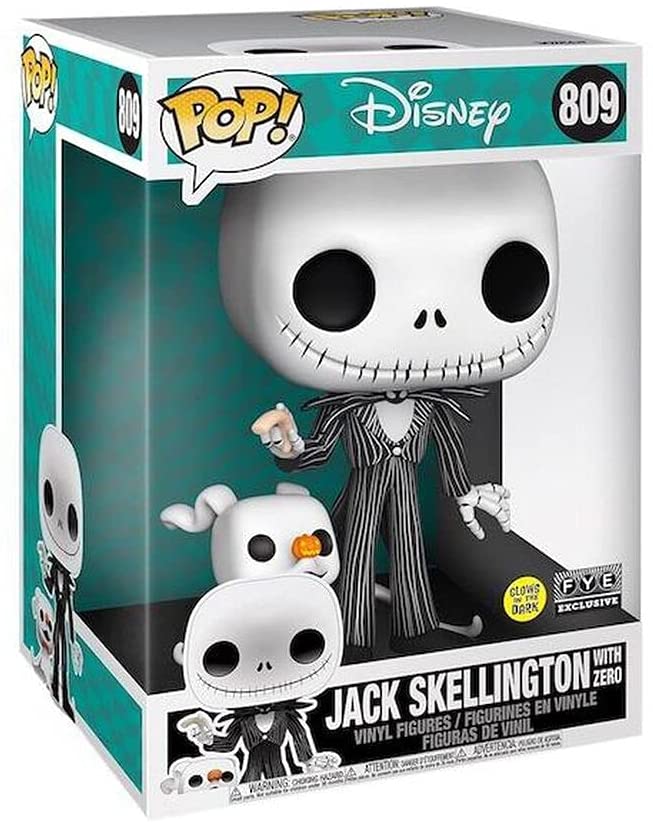 Disney Jack Skellington mit Zero Exclusive Funko 51774 Pop! Vinyl Nr. 809