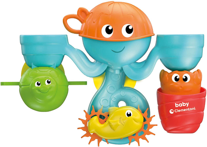 Clementoni 17458 Animales Octo Park-Water Friends, Game, Shower Baby Animal New