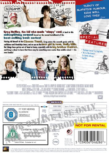 Diary of a Wimpy Kid 2: Rodrick Rules - Family/Comedy [DVD]