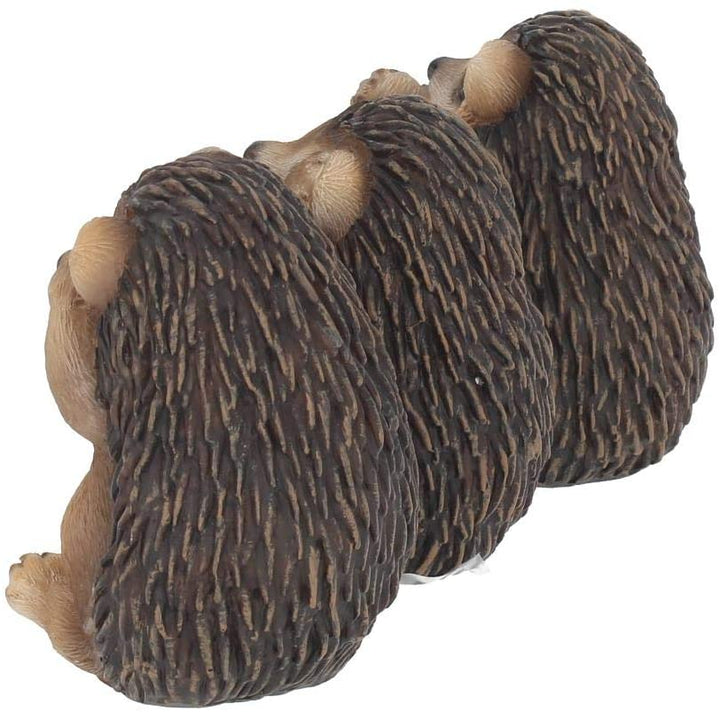 Nemesis Now Three Wise Hedgehogs Figurine 9cm Brown