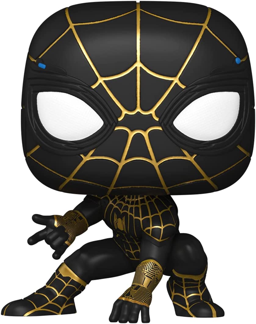 Marvel Studios Spiderman No Way Home Spider Man Black and Gold Funko 56827 Pop! VInyl #911