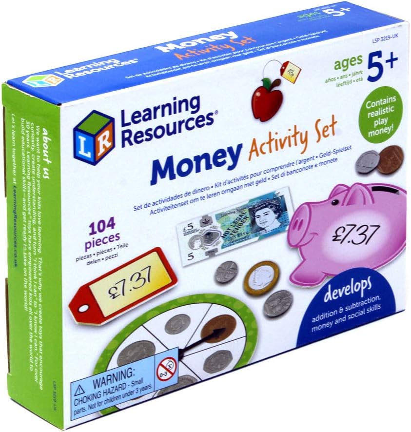 Learning Resources LSP3219-UK Money Activity Set