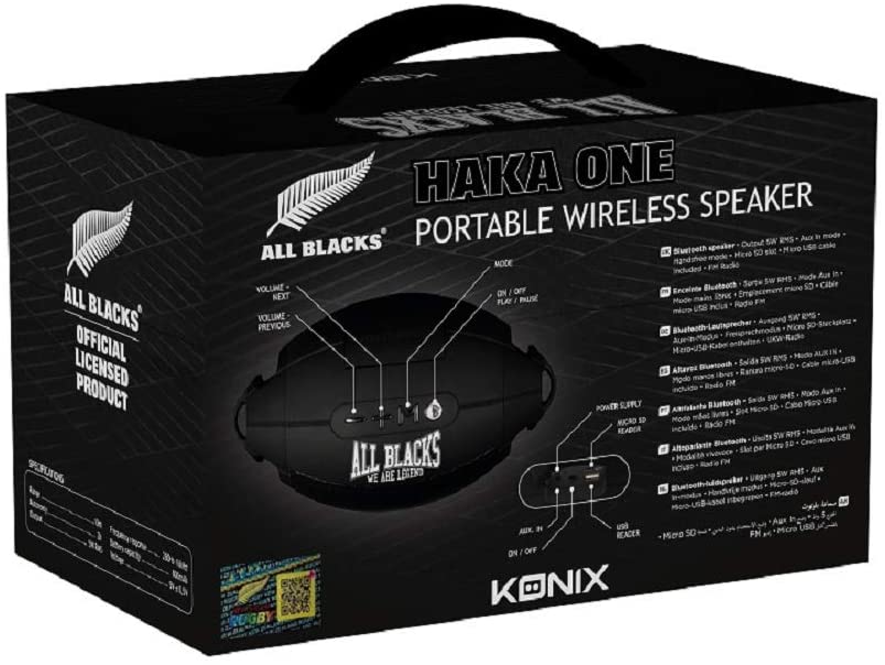 Enceinte All Blacks"Haka One" - Konix