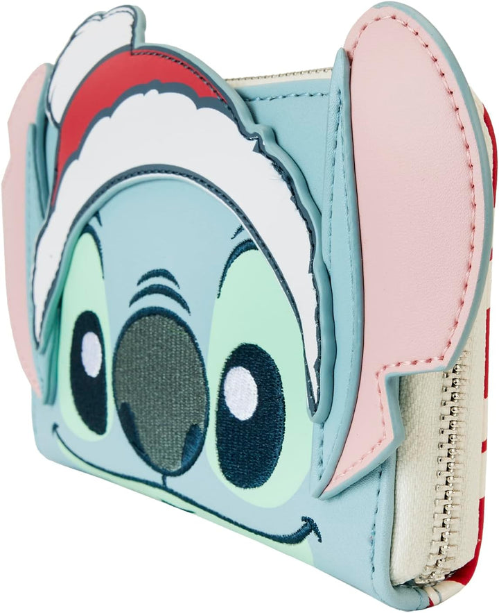 Loungefly Disney Lilo & Stitch Holiday Cosplay Zip Around Wallet