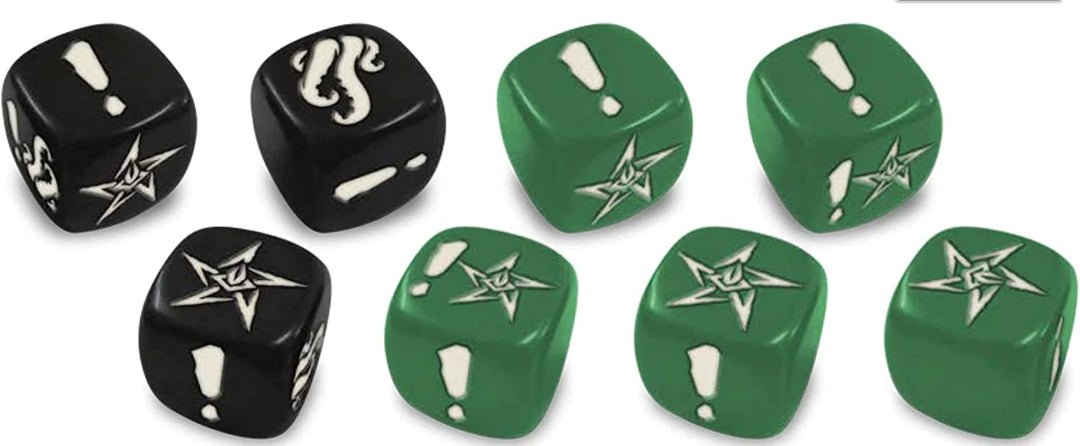 Cool Mini or Not, Inc. - Cthulhu Death May Die Extra Dice Pack Dice Set (8 Dice)