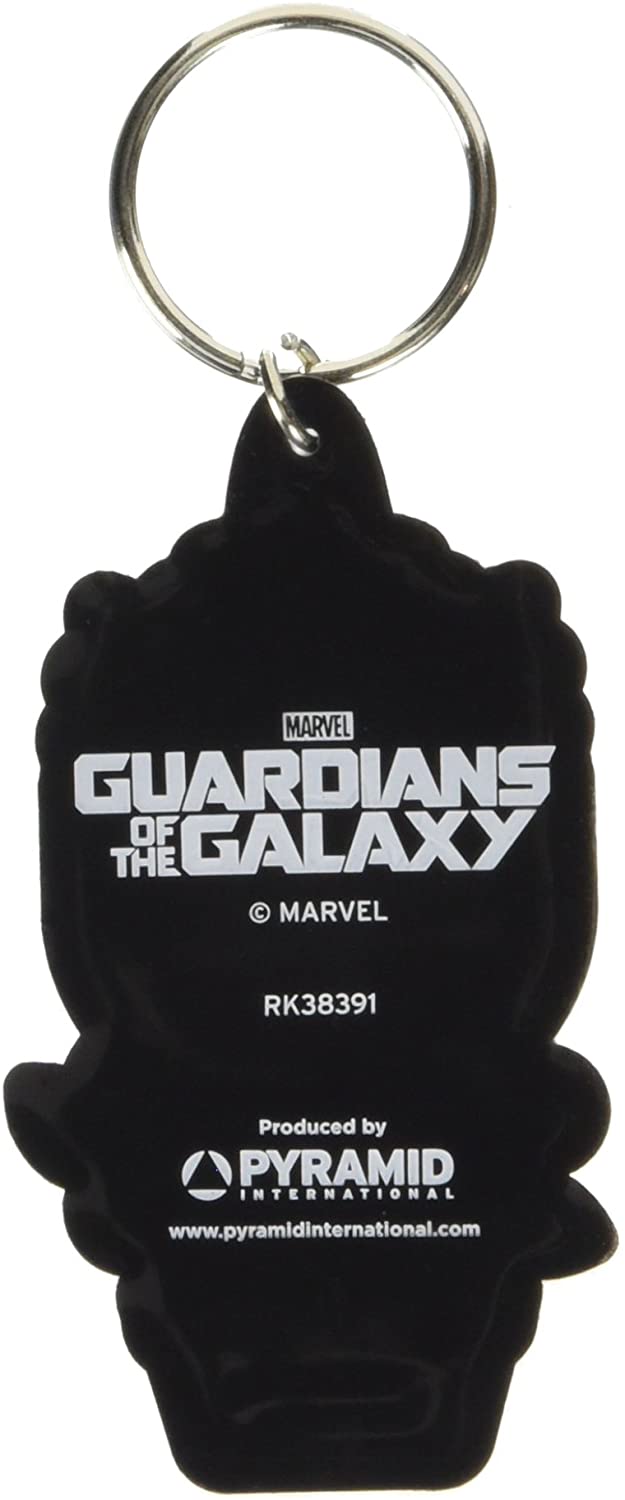 Disney RK38391C Guardians of The Galaxy-Baby Groot Rubber Keychain, Metal, Multi