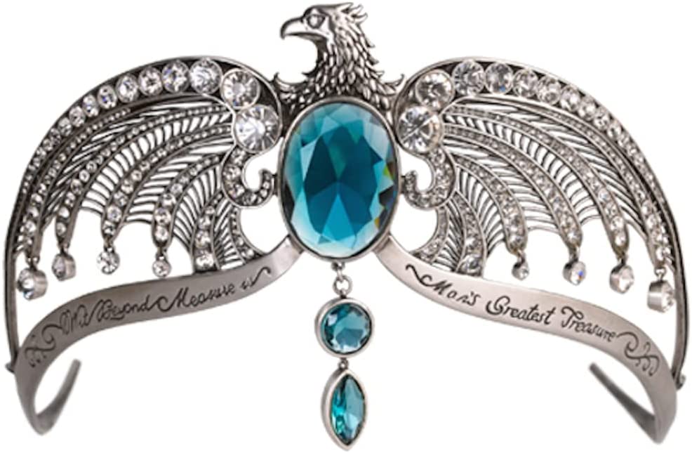 The Noble Collection Harry Potter Ravenclaw-Diadem – 14 cm, versilbert