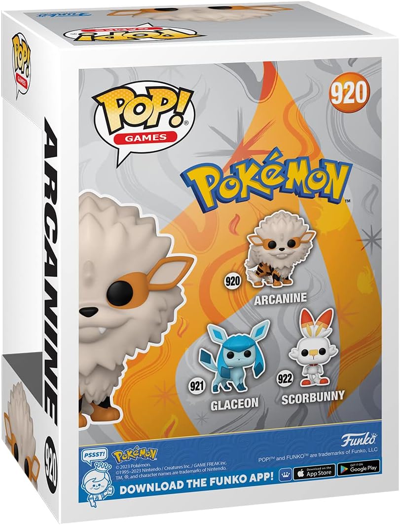 Pokemon Arcanine Funko 69079 Pop! VInyl #920