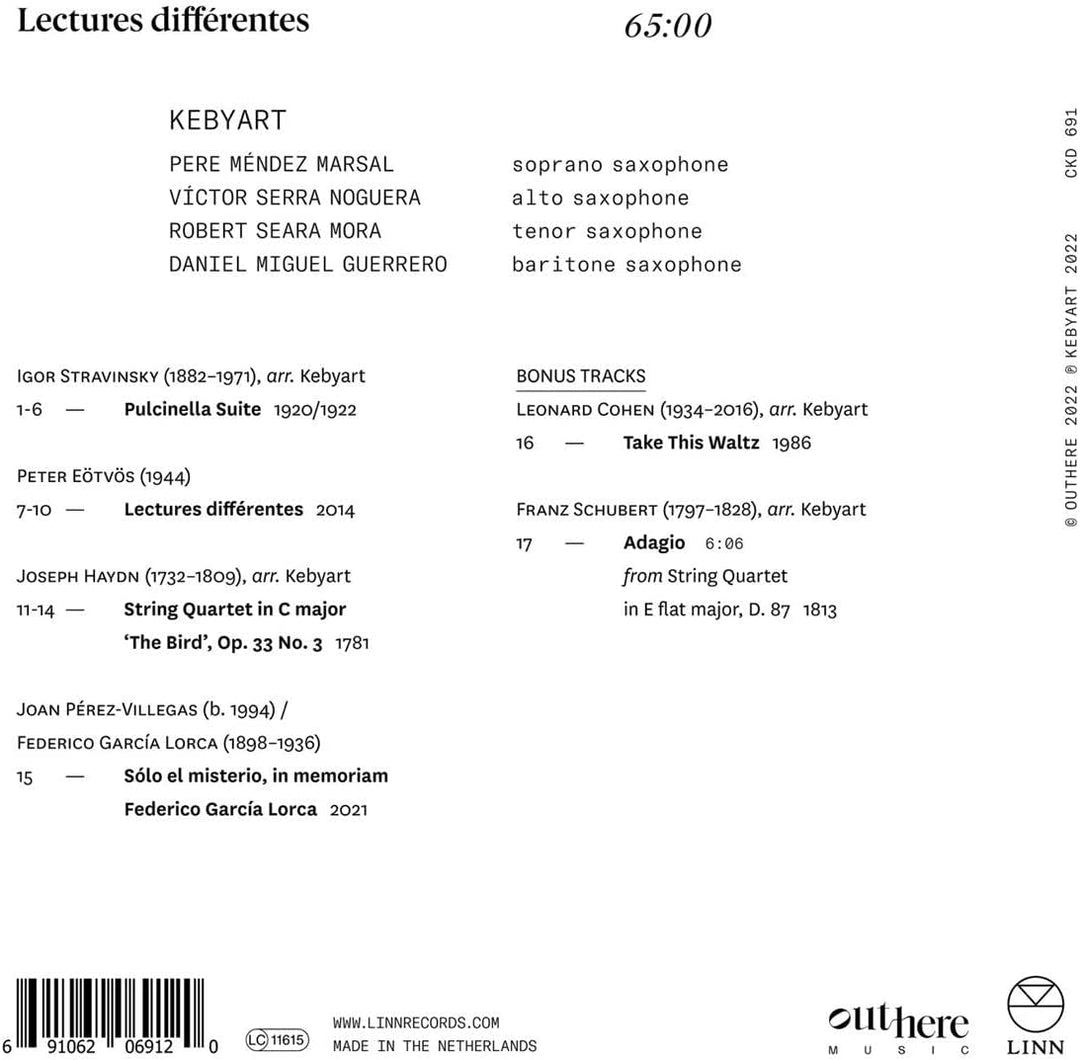 Lectures différentes [Audio CD]