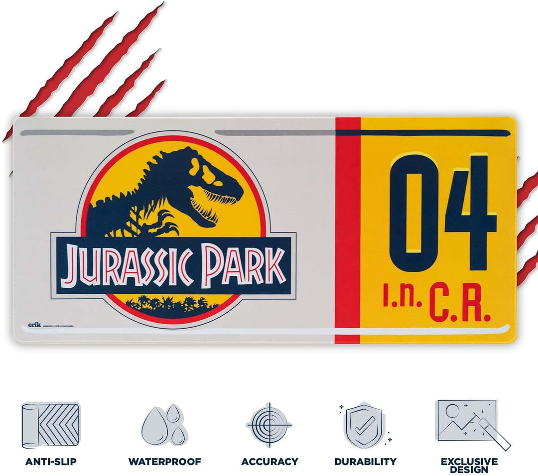 Grupo Erik Jurassic Park XXL Mouse Mat - Desk Pad - Keyboard Mouse Mat