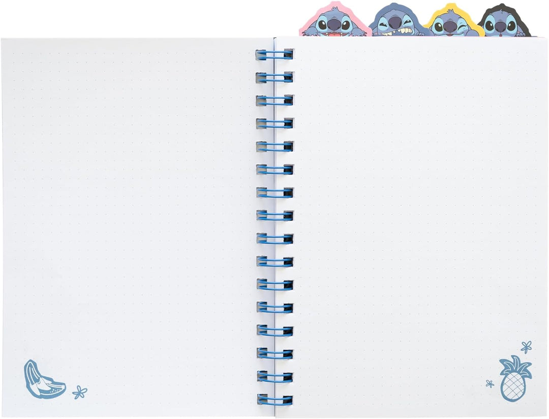 Grupo Erik Disney Stitch A5 Project Notebook with 4 Dividers | Notebooks A5