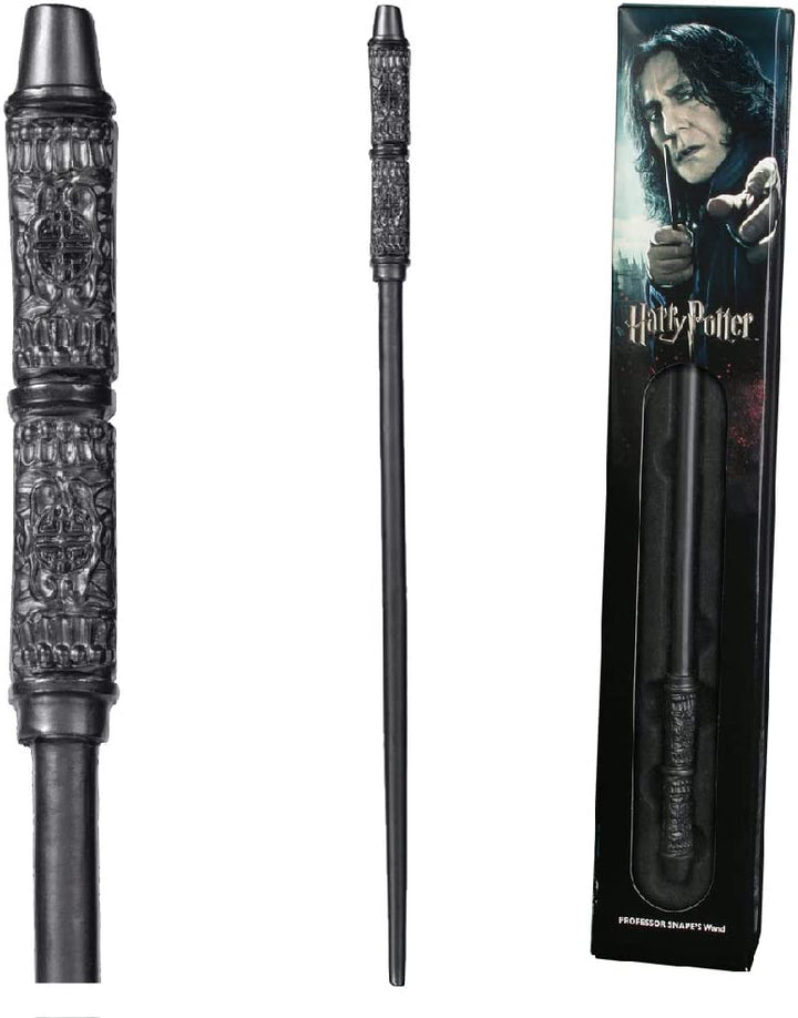 The Noble Collection - Severus Snape Wand In A Standard Windowed Box - 14in (35cm) Wizarding World Wand - Harry Potter Film Set Movie Props Wands