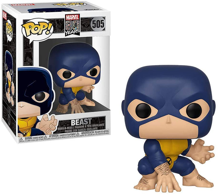 Marvel's 80th Anniversary Beast (eerste verschijning) Funko 40716 Pop! Vinyl #505