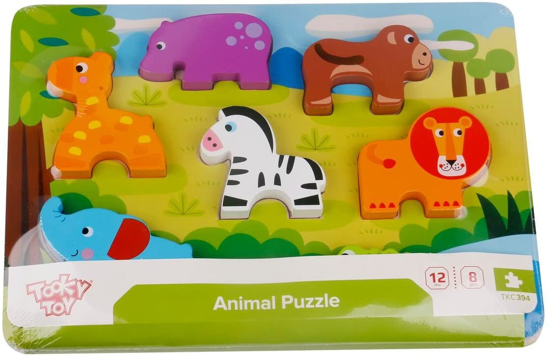 Andreu Toys TK15119 Dierenpuzzel Veelkleurig, 29,5 x 21 x 1,7 cm