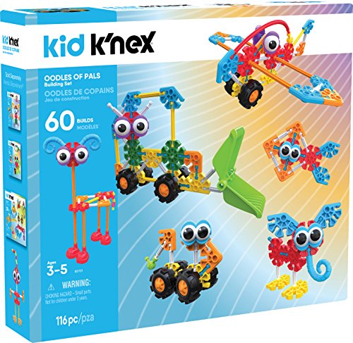 Kid K'NEX Oodles of Pals Building Set - 116 Pieces - Ages 3+