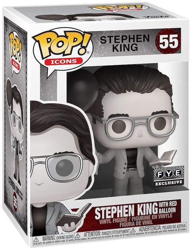Stephen King With Red Balloon Exclu Funko 52236 Pop! VInyl #55