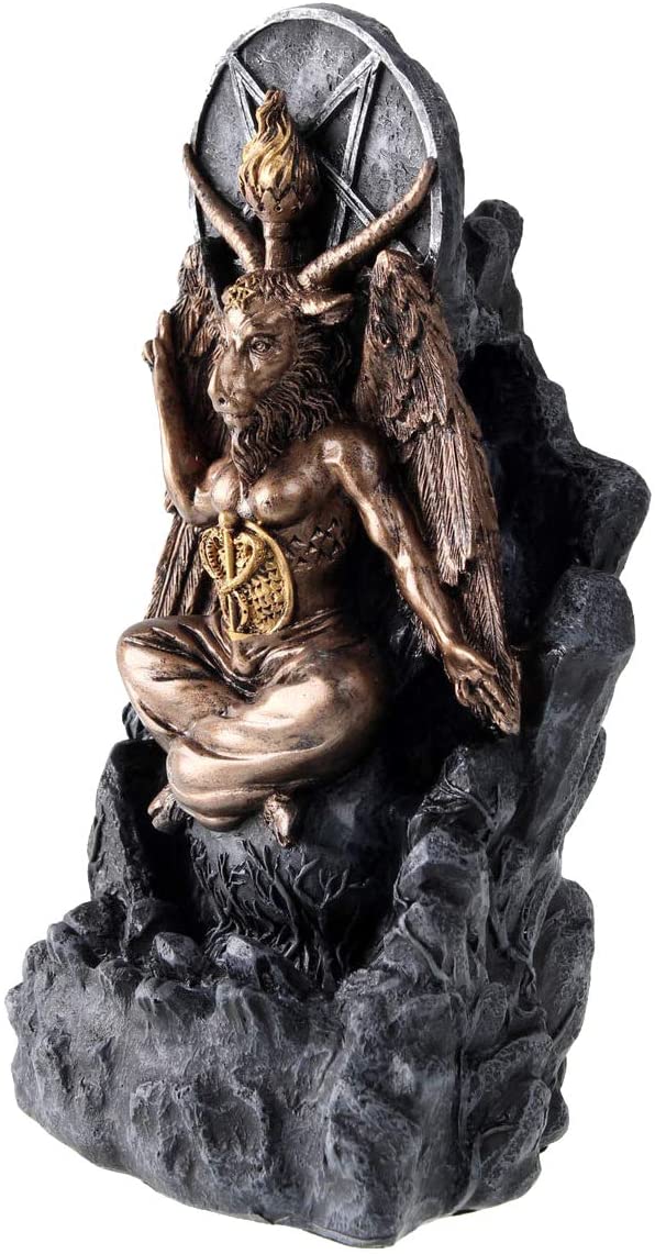 Nemesis Now Baphomet Backflow Incense Burner 24cm Bronze