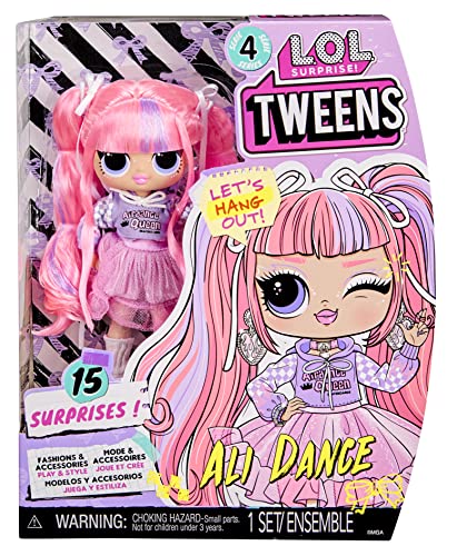 LOL Surprise Tweens Serie 4 Modepuppe – ALI DANCE – 15 Überraschungen und F. auspacken