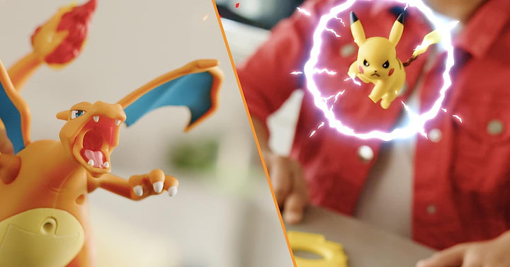 Pokemon PKW2731 Deluxe Feature Includes 6 Interactive Charizard Plus 2-inch