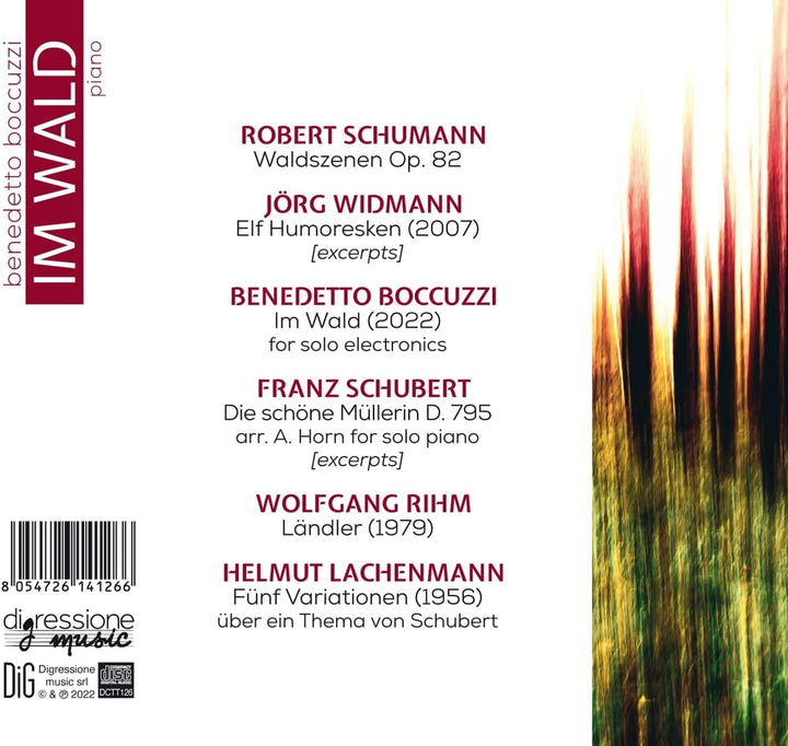 Im Wald [Benedetto Boccuzzi] [Digressione Music: DIGR126] [Audio CD]