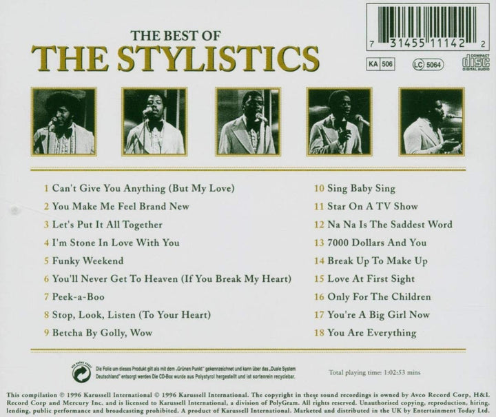 The Best Of The Stylistics [Reissue] [Audio CD]