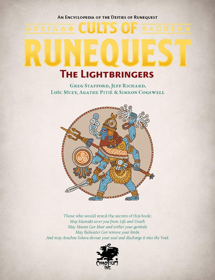 CULTS OF RUNEQUEST: THE LIGHTBRINGERS [Hardcover]