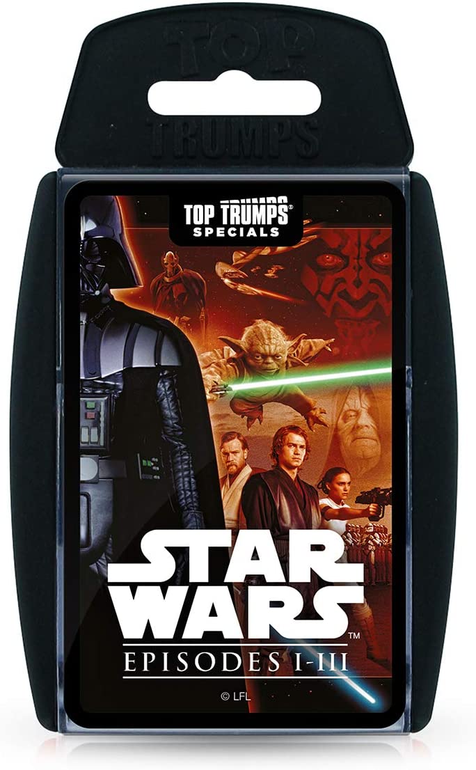 Star Wars Episodes 1-3 Top Trumps Specials Card Game