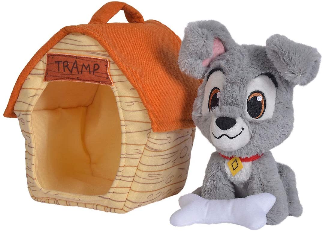 Simba 6315876451 Disney Tramp mit Hundehütte 20 cm