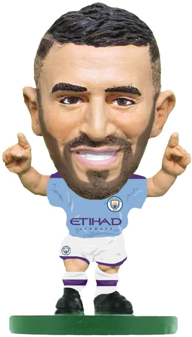 SoccerStarz Man City Riyad Mahrez Home Kit (2020 Version)/Figures