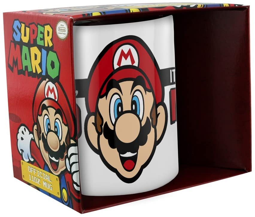 Pyramid MG24845 Super Mario Coffee Mug, Porcelain, Multi-Colour