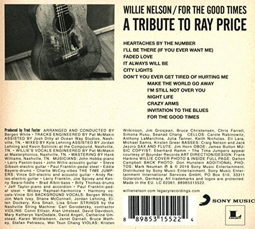For The Good Times: Eine Hommage an Ray Price – Willie Nelson [Audio-CD]