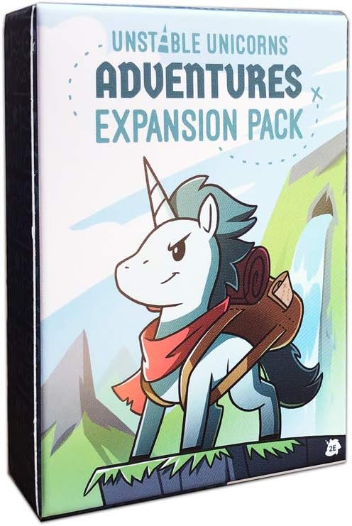 TeeTurtle | Unstable Unicorns Adventures Expansion Pack | Card Game | Ages 14+ |