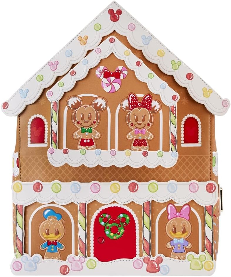 Loungefly Disney Mickey And Friends Gingerbread House Mini Backpack