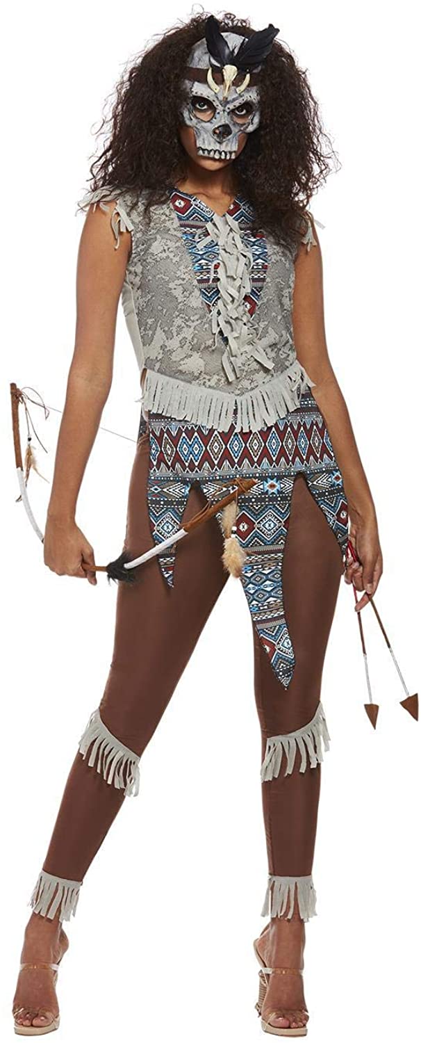 Smiffys Women's Smiffys Dark Spirit Warrior Costume Smiffys Dark Spirit Warrior Costume