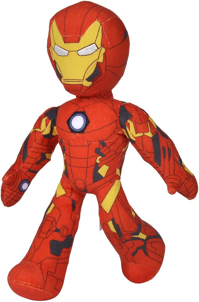 Simba Ironman 25 cm Disney Marvel Plüschtier mit beweglichem Innenskelett f