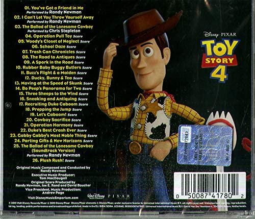 Toy Story 4 - Randy Newman [Audio CD]