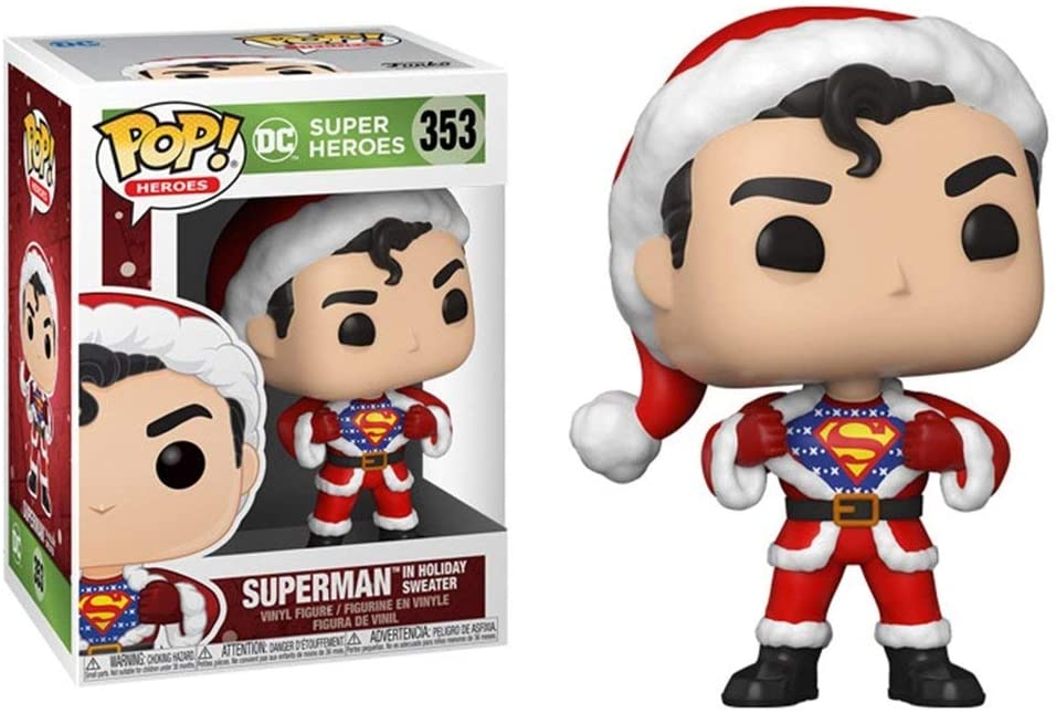 Dc Super Heroes Superman in vakantietrui Funko 50651 Pop! Vinyl #353