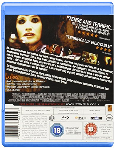 The Disappearance of Alice Creed -Thriller [Blu-ray]