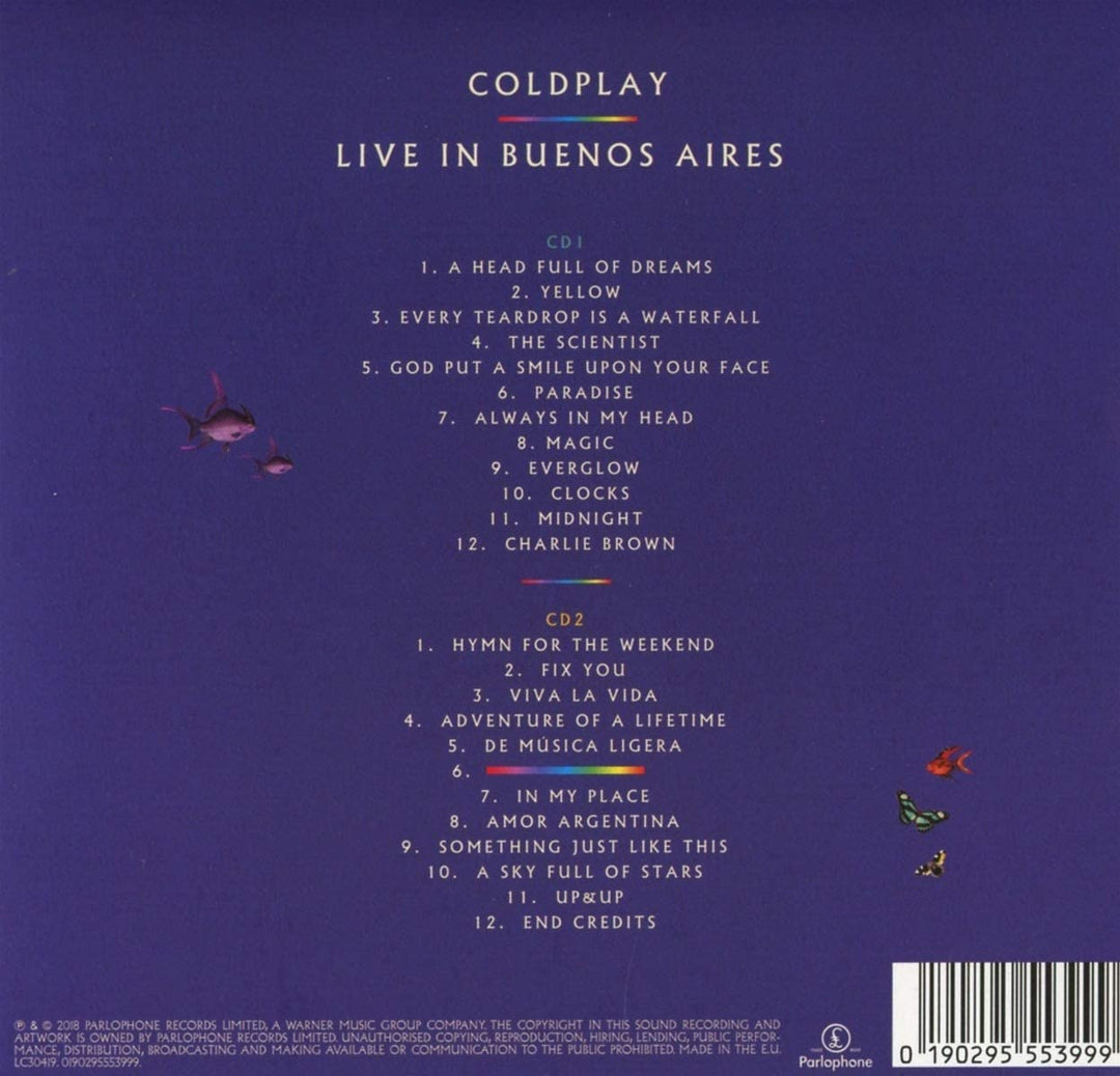 Coldplay - Live in Buenos Aires [Audio CD]