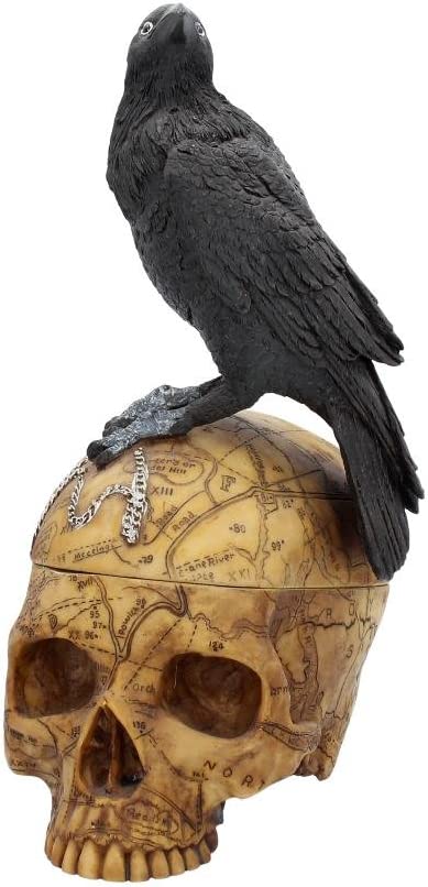 Nemesis Now Salems Familiar Box 27m Black, Resin, 27cm