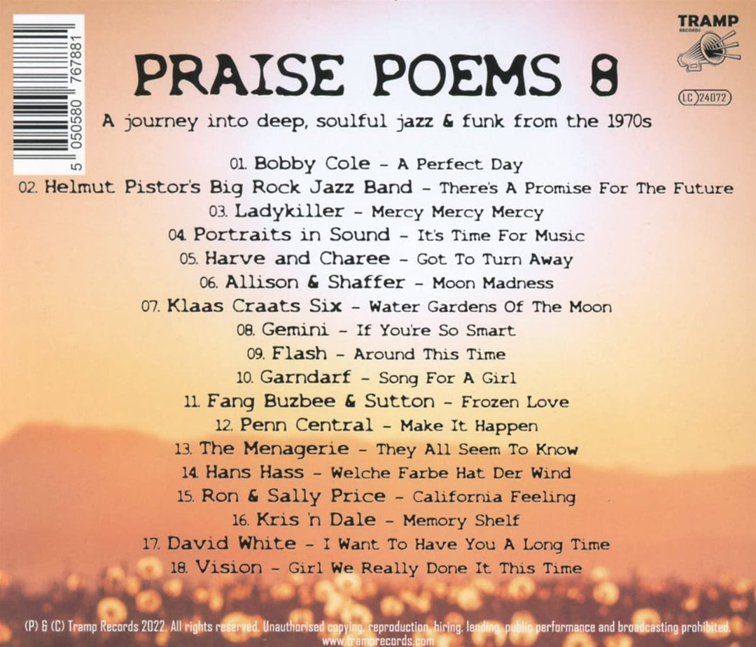 Praise Poems, Vol. 8 - [Audio CD]