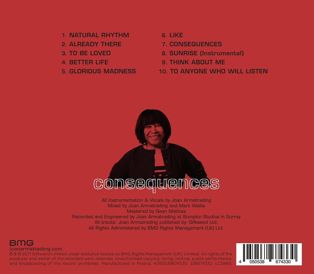 Joan Armatrading - Consequences [Audio CD]