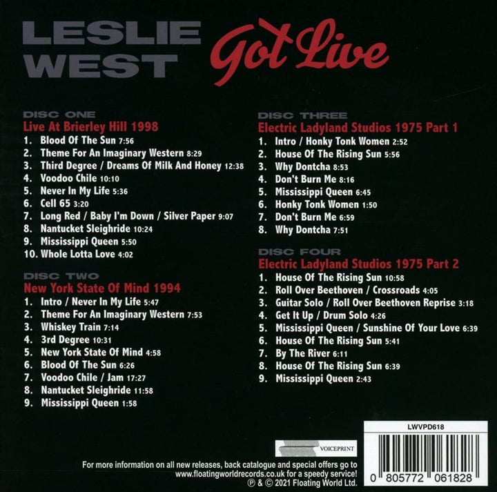 Leslie West - Got Live [Audio CD]