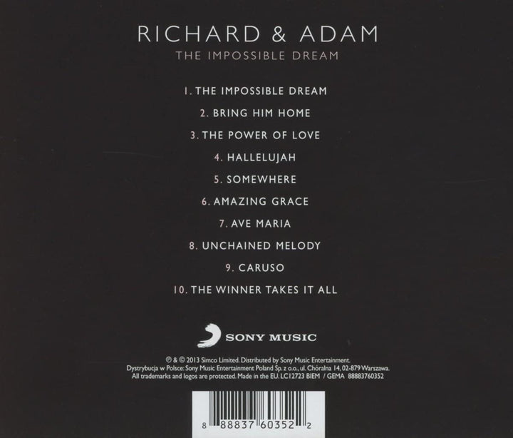 The Impossible Dream - Richard & Adam [Audio CD]