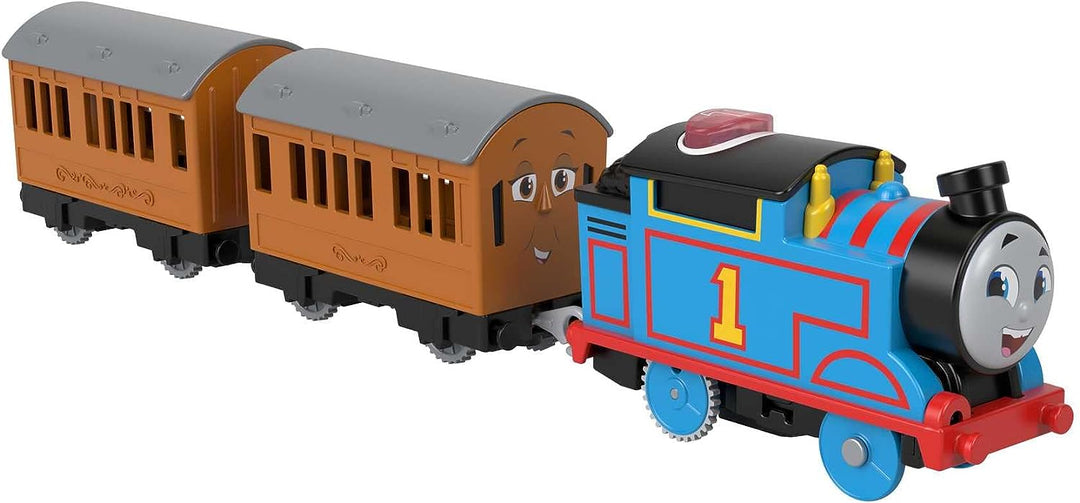 ??Fisher-Price Thomas & Friends Motorized Talking Thomas Engine with Annie & Clarabel