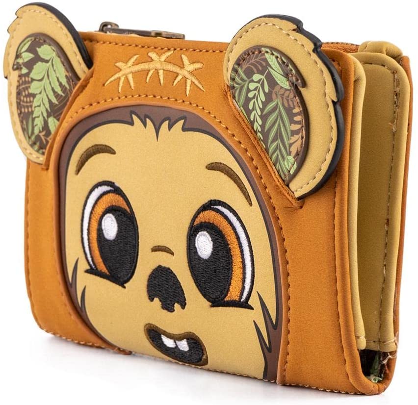 Loungefly Star Wars Wicket Ewok Cosplay Faux Leather Wallet