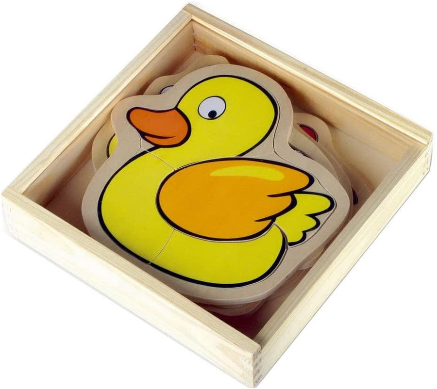 Legler Box The Farmyard Wooden Puzzles - Yachew