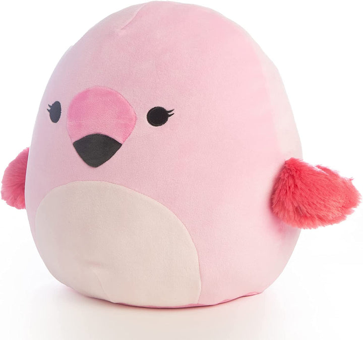 Squishmallows SQCR00658 12" Flamingo-Add Cookie to Your Squad, Ultrasoft Stuffed